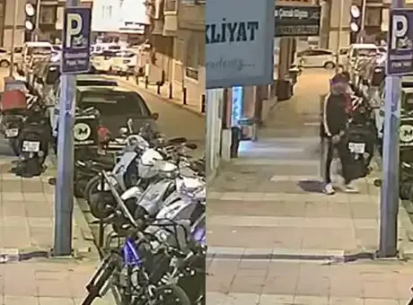 Motosiklet hırsızlığı şüphelisi 120 güvenlik kamerası incelenerek yakalandı