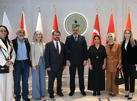 İçişleri Bakanı Çiftçi, GÜSODER heyeti ile görüştü