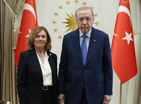 Cumhurbaşkanı Erdoğan, İspanya Anayasa Mahkemesi Başkanvekili Huertas'ı kabul etti