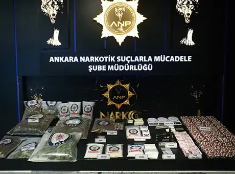 Ankara’da uyuşturucu operasyonu! 95 şüpheliden 32’si tutuklandı, binlerce hap ele geçirildi